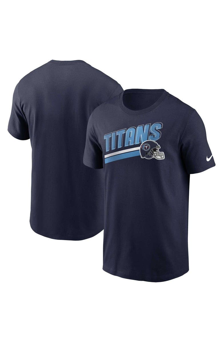 Nike Men's Nike Navy Tennessee Titans Essential Blitz Lockup T-Shirt, Main, color, Navy
