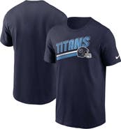 Nike Men's Nike Navy Tennessee Titans Essential Blitz Lockup T-Shirt