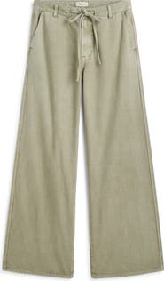 Madewell The Ultimate Wide Leg Drawstring Airy Denim Pants