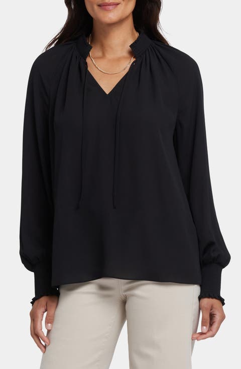 Gemma Smocked Neck Top