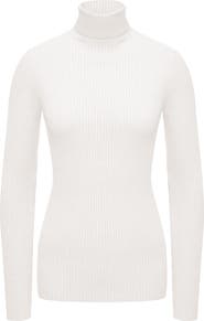 PIETRO BRUNELLI MATERNITY Aurora Turtleneck Rib Maternity Sweater