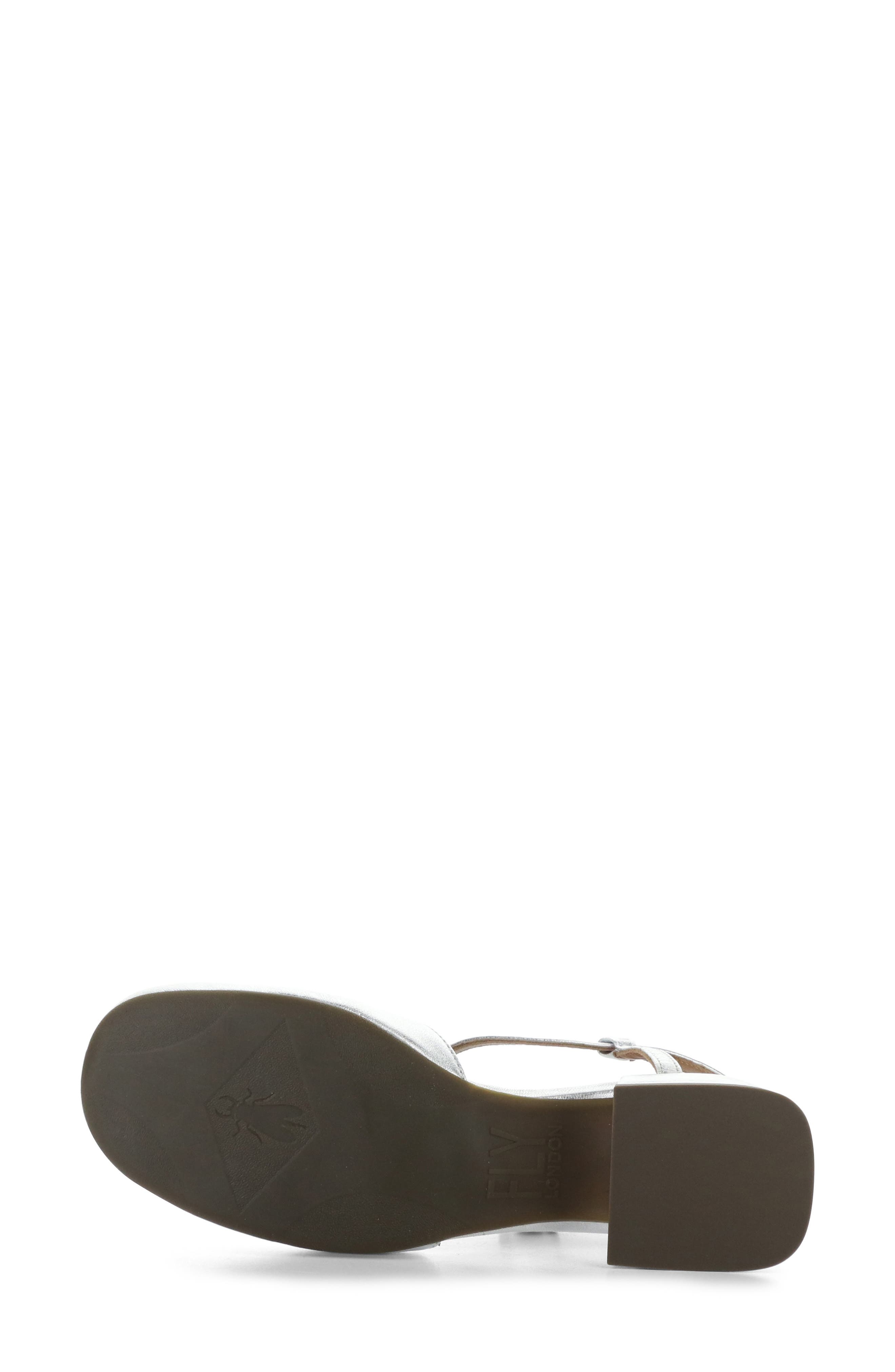 Cark Ankle Strap Pump, Alternate, color, SILVER