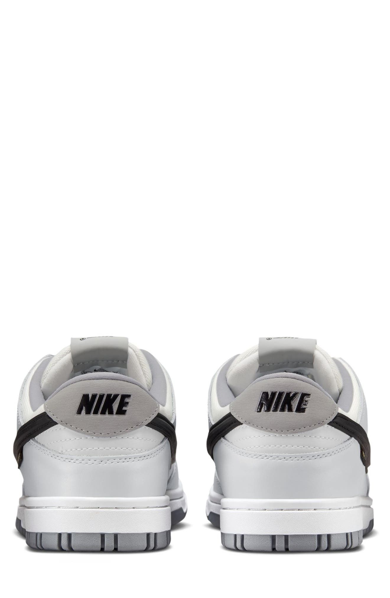 Nike Dunk Low Gore-Tex<sup>®</sup> Waterproof Basketball Sneaker, Alternate, color, Summit White/ Black/ Off White