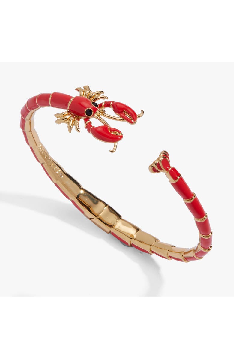 Alex and Ani Lobster Boil Hinged Cuff, Main, color,