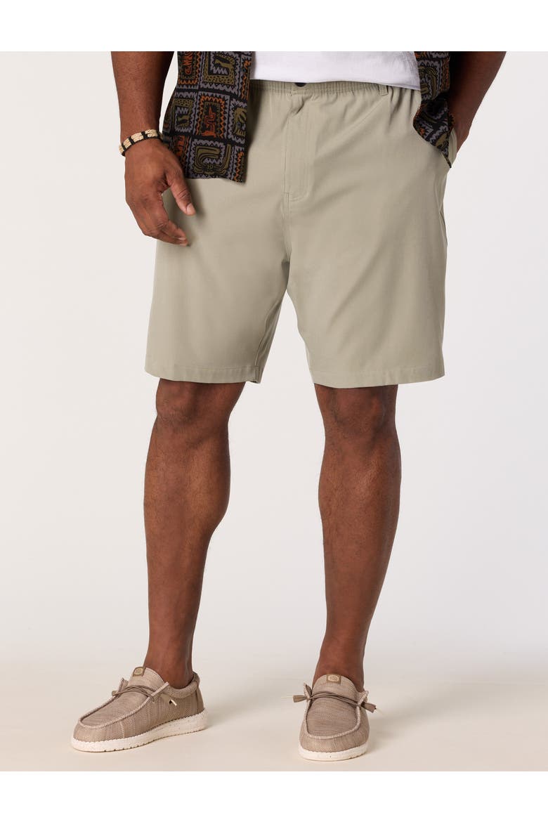Big & Tall Reserve Elastic-Waist Performance Shorts, Main, color, SEAGRASS