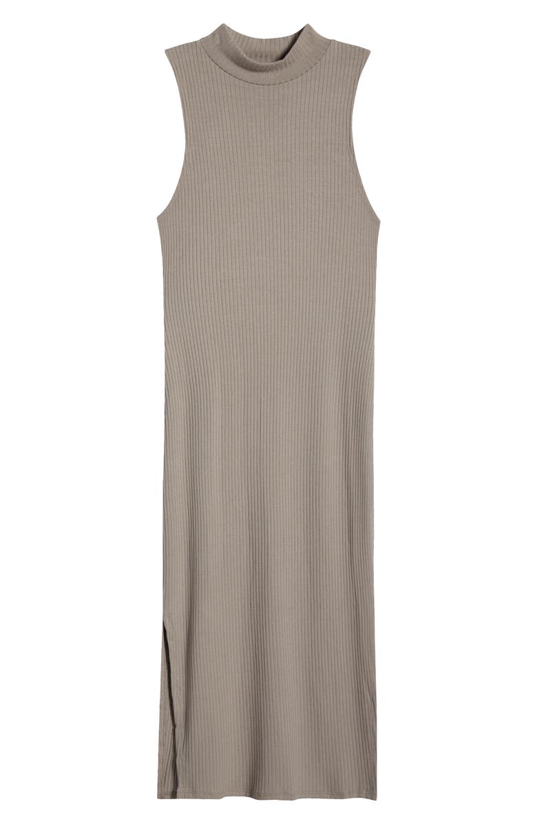 Beyond Yoga Well Traveled Rib Midi Dress, Alternate, color, Birch