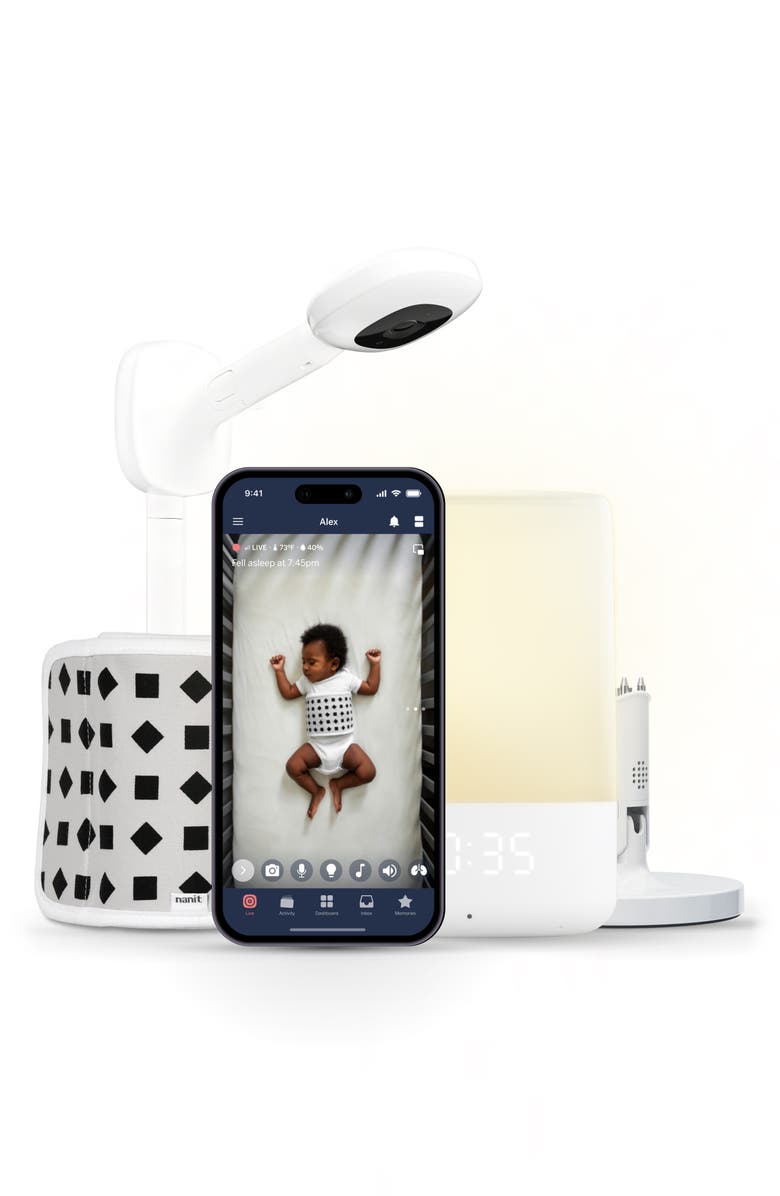 Nanit Superior Sleep Set, Main, color, White