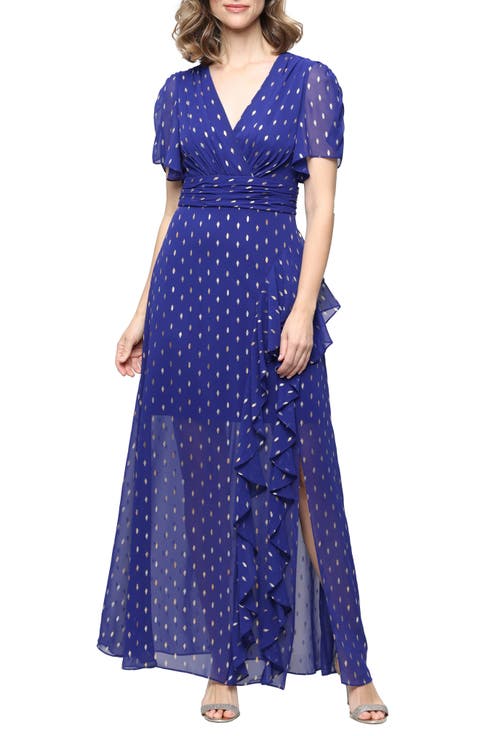 Foil Print Dress