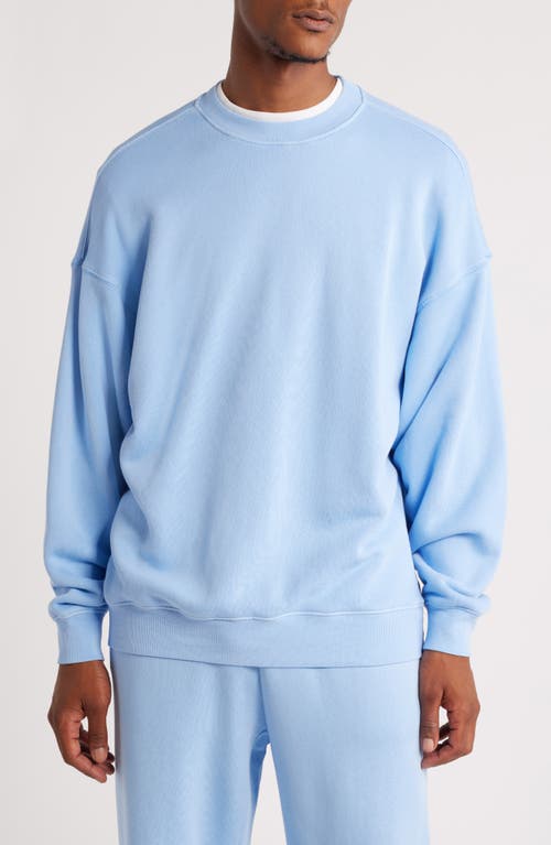 Elwood Core Oversize Crewneck Sweatshirt in Vintage Baby Blue 