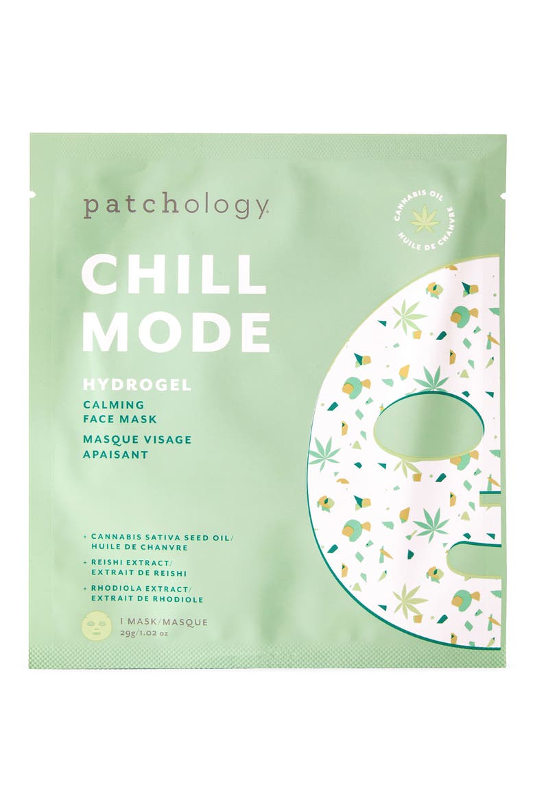 Chill Mode Calming CBD Hydrogel Mask, Main, color, NO COLOR