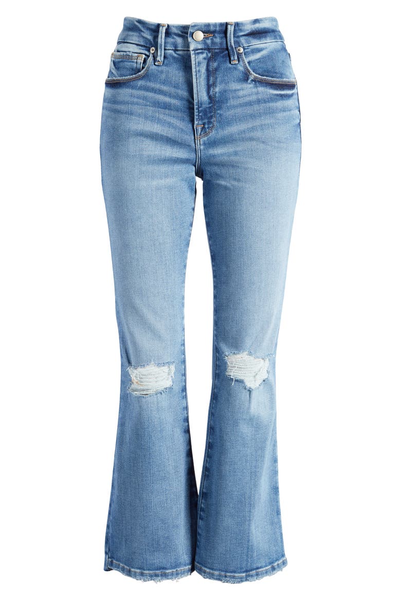 Good Legs Crop Mini Bootcut Jeans, Alternate, color, INDIGO521
