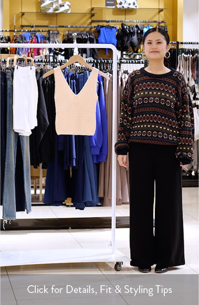 Cade Open Stitch Sweater Tank, sales video thumbnail