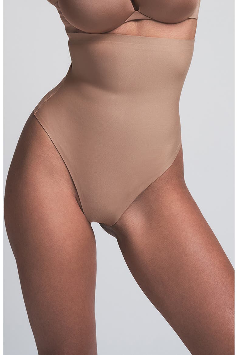 Body Core Sculpt High Waist Thong, Main, color, SIENNA