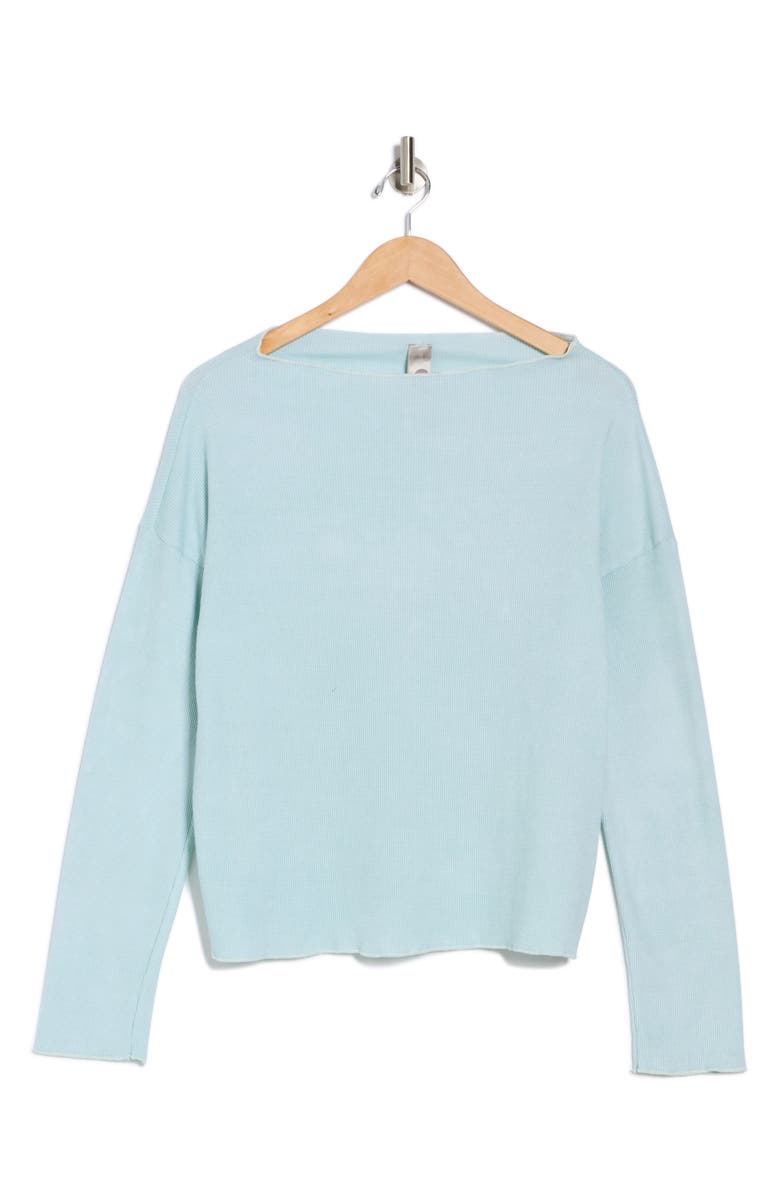 GO COUTURE Long Sleeve Pullover Sweater, Alternate, color, Limpet Shell