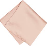 Brooklyn Brigade Men's Solid Satin Pocket Square