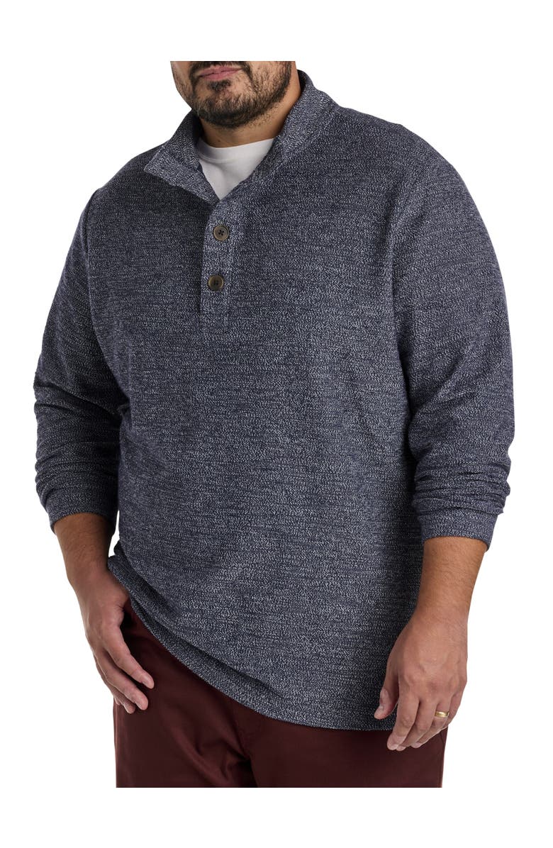 Oak Hill Premium by DXL Big & Tall Mockneck Sweater, Main, color, 