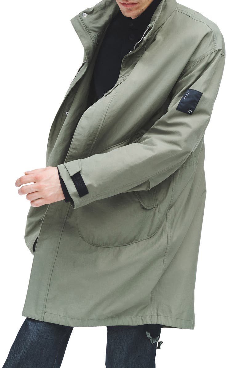 rag & bone Falcon Cotton Blend Coat, Alternate, color, 