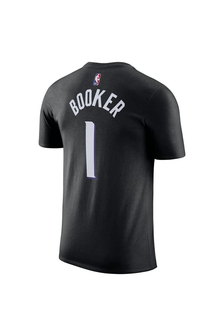 Unisex Jordan Brand Devin Booker Black Phoenix Suns Name & Number T-Shirt - Statement Edition, Alternate, color, Black