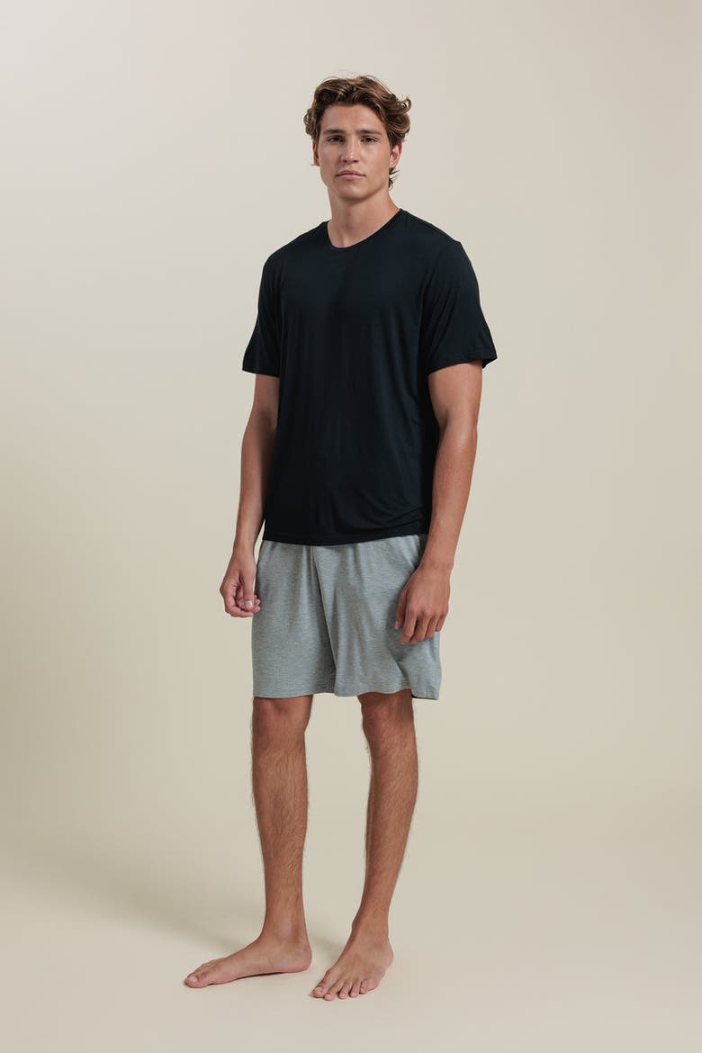 Natural Short Sleeve Tee, Alternate, color, Black