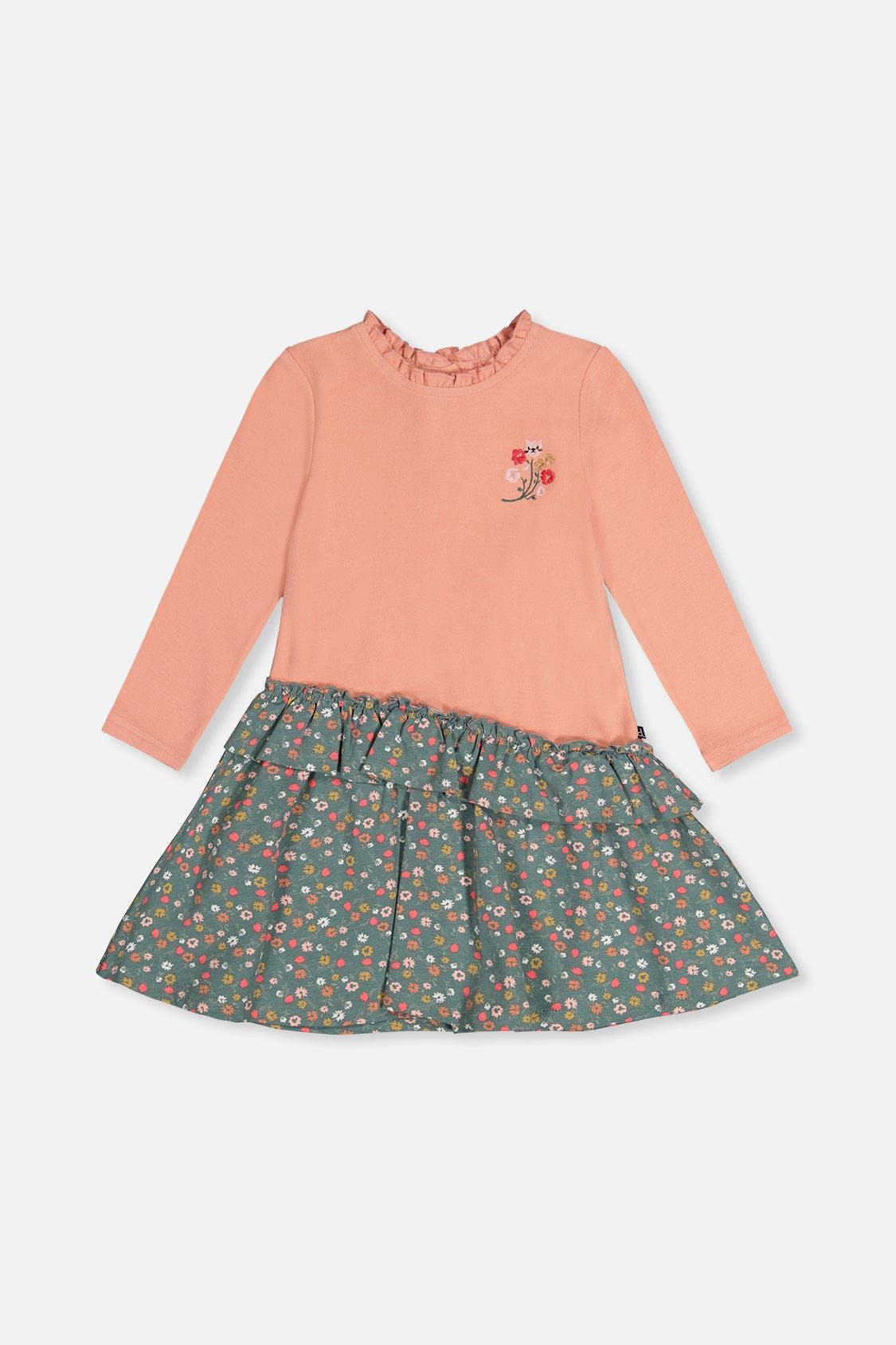 selected Pale Pink & Green Floral Print