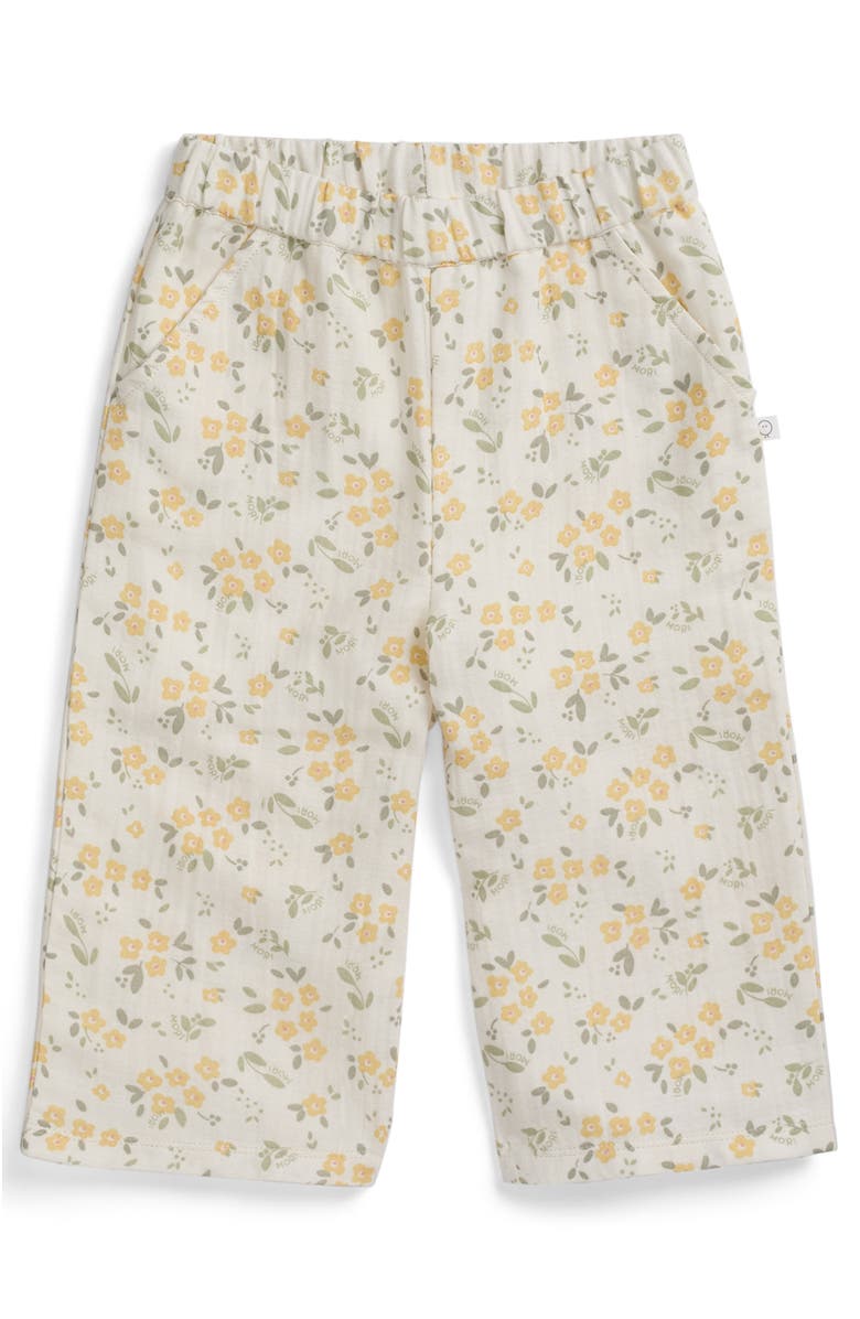 MORI Floral Muslin Trousers, Main, color, Floral Cloud Dancer