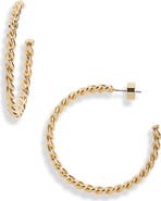 Nordstrom Twisted Rope Hoop Earrings