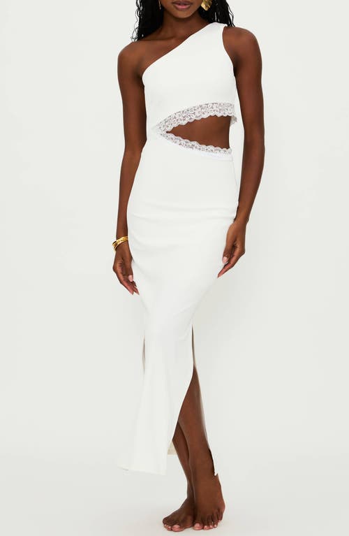 Shop Beach Riot Genevieve Lace Cover-up Dress In White