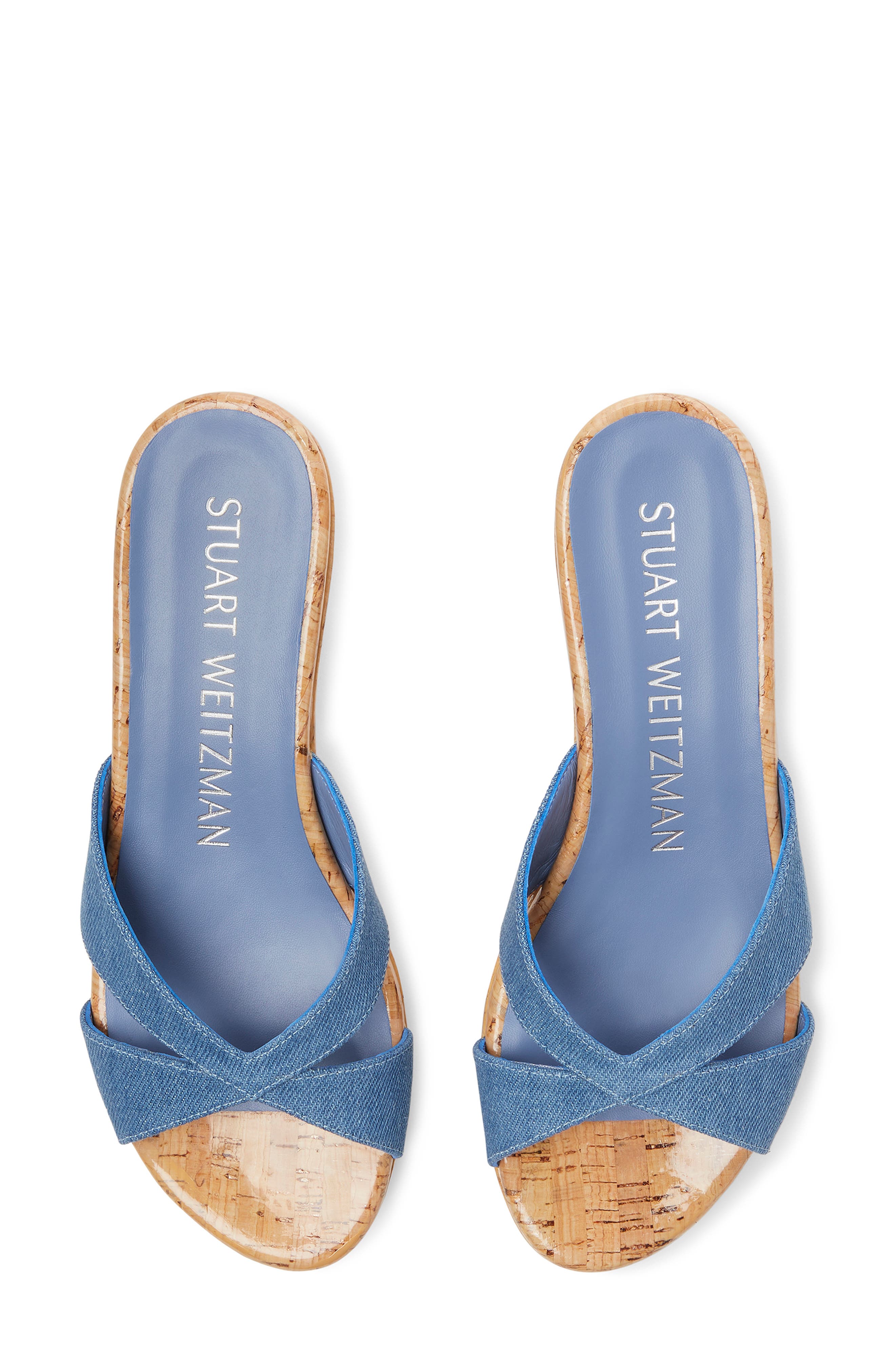 Carmen Wedge Sandal, Alternate, color, WASHED