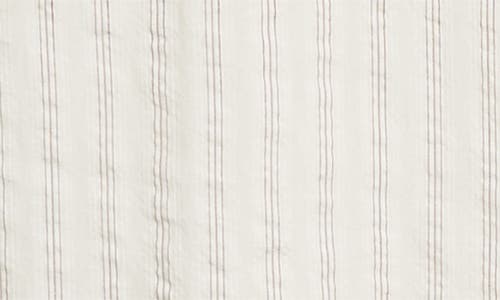 Bode Lavender Sail Shirt In White/purple