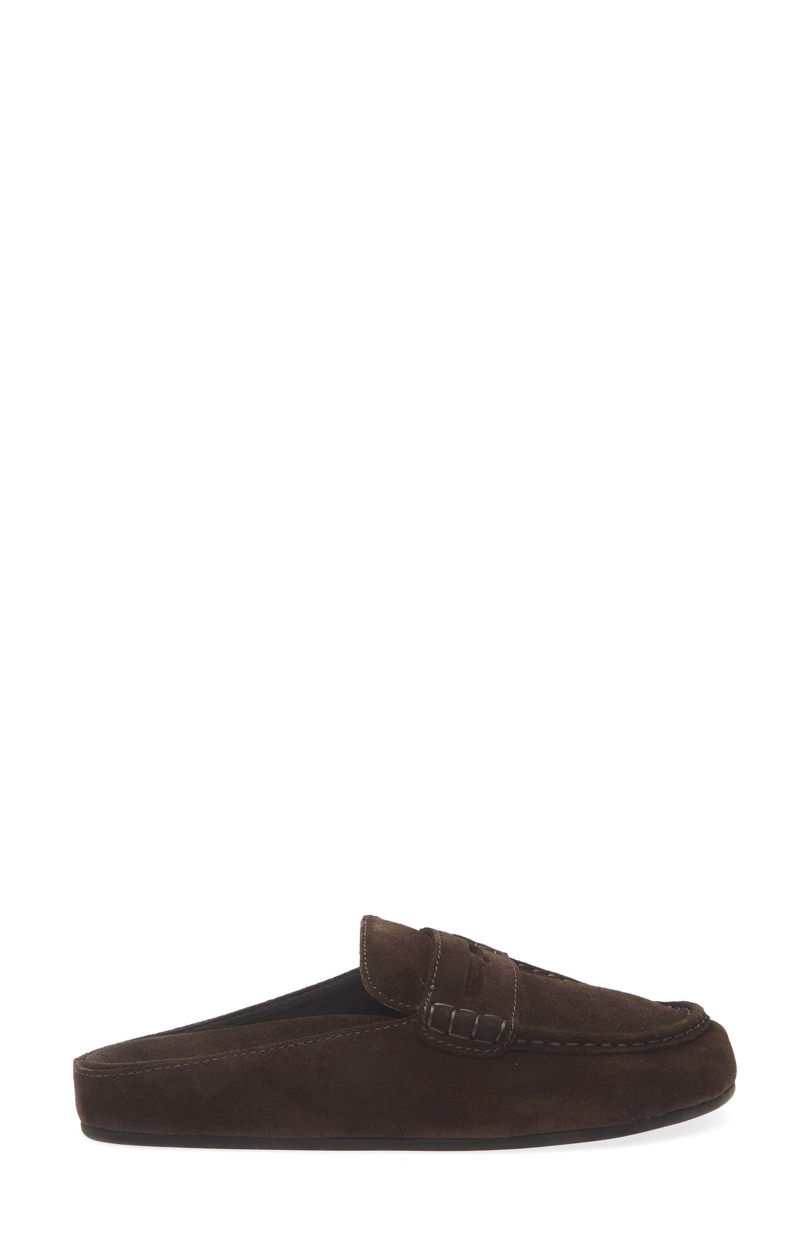 Miles Loafer Mule, Alternate, color, BROWN SUEDE