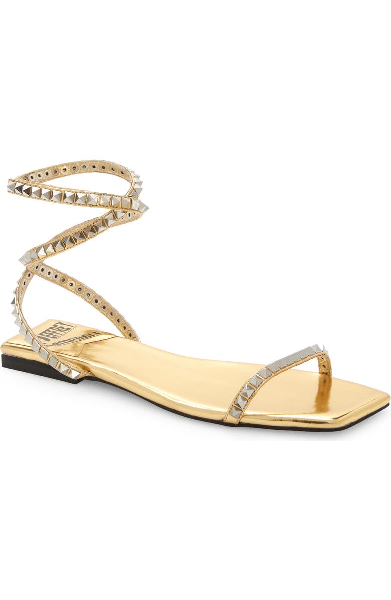 Jeffrey Campbell Luxor Strappy Sandal, Main, color, Gold Silver Combo
