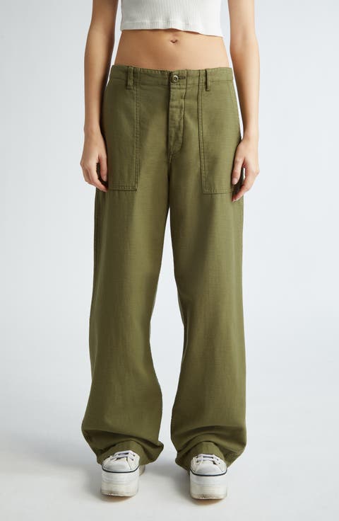 Wide Leg Utility Pants
