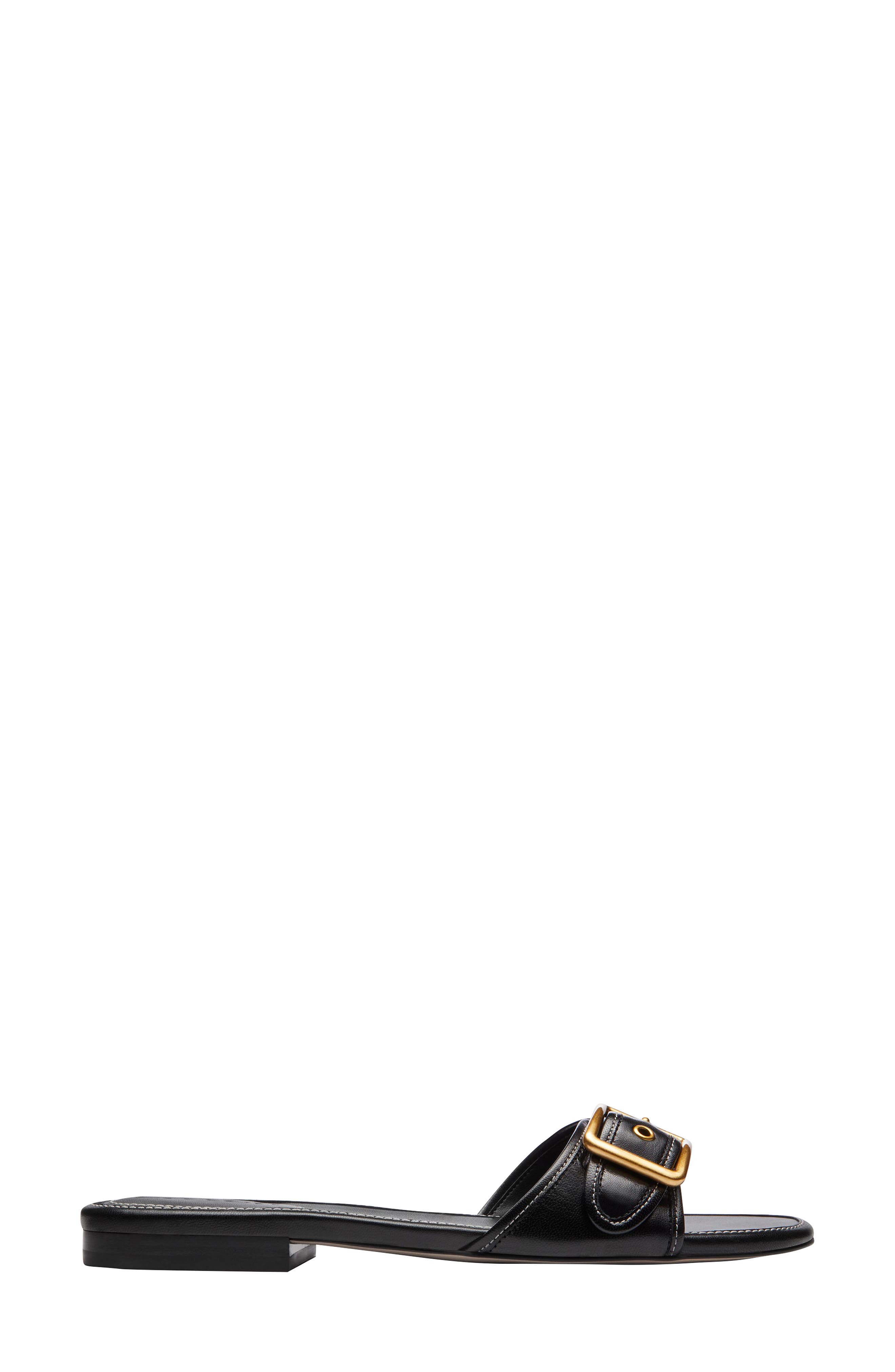 COACH Margot Slide Sandal, Alternate, color, Black