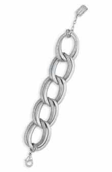 Karine Sultan Textured Link Bracelet