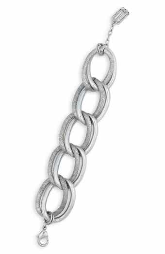 Textured Link Bracelet