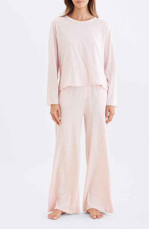 Papinelle Jada Organic Cotton Pajamas In Pink