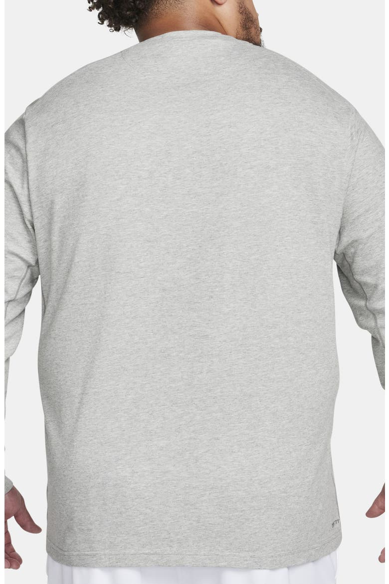 Dri-FIT Primary Long Sleeve T-Shirt, Alternate, color, 063 D GR H/SMKGRY