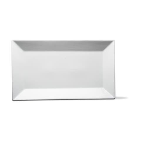 Whiteware Rectangular Porcelain Serving Tray Platter