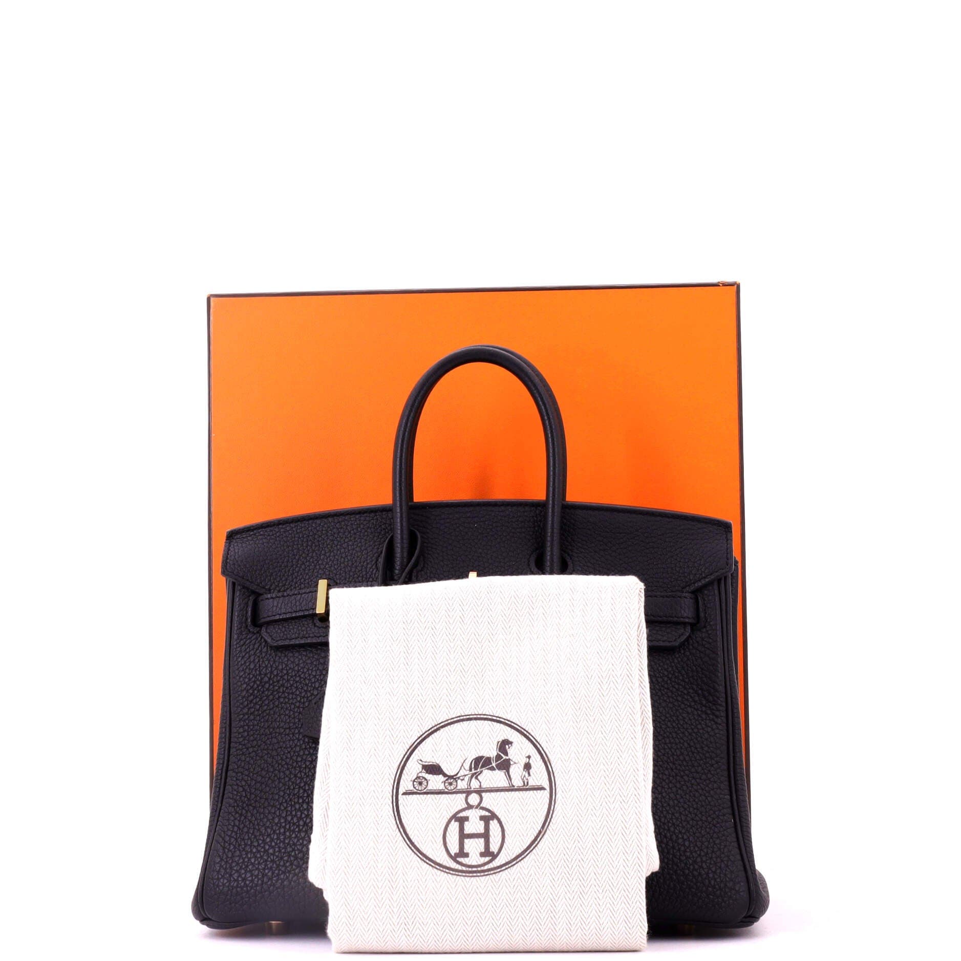 Pre-Owned Hermes Birkin Handbag Black Togo with Rose Gold Hardware 25, Alternate, color, Noir