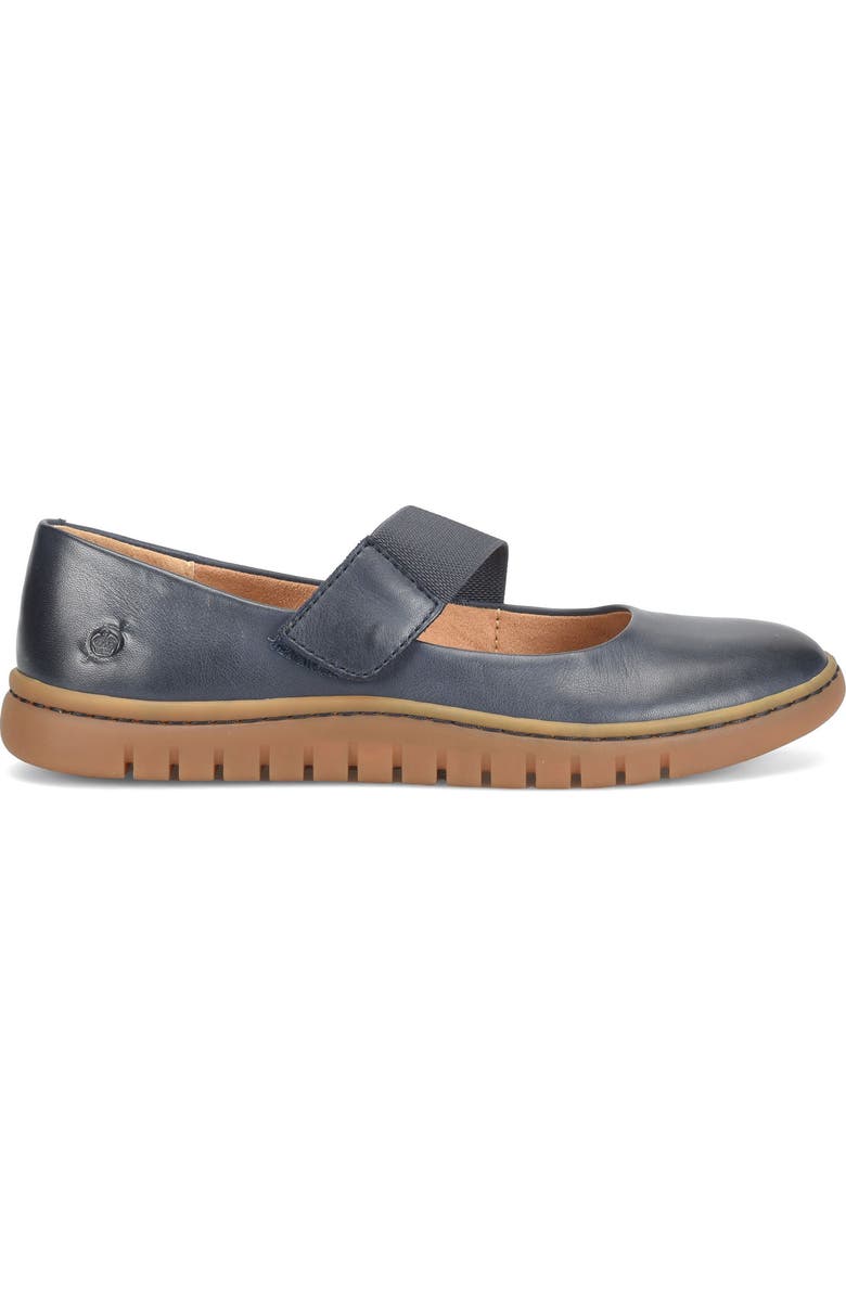 Børn Flat, Alternate, color, Navy Leather