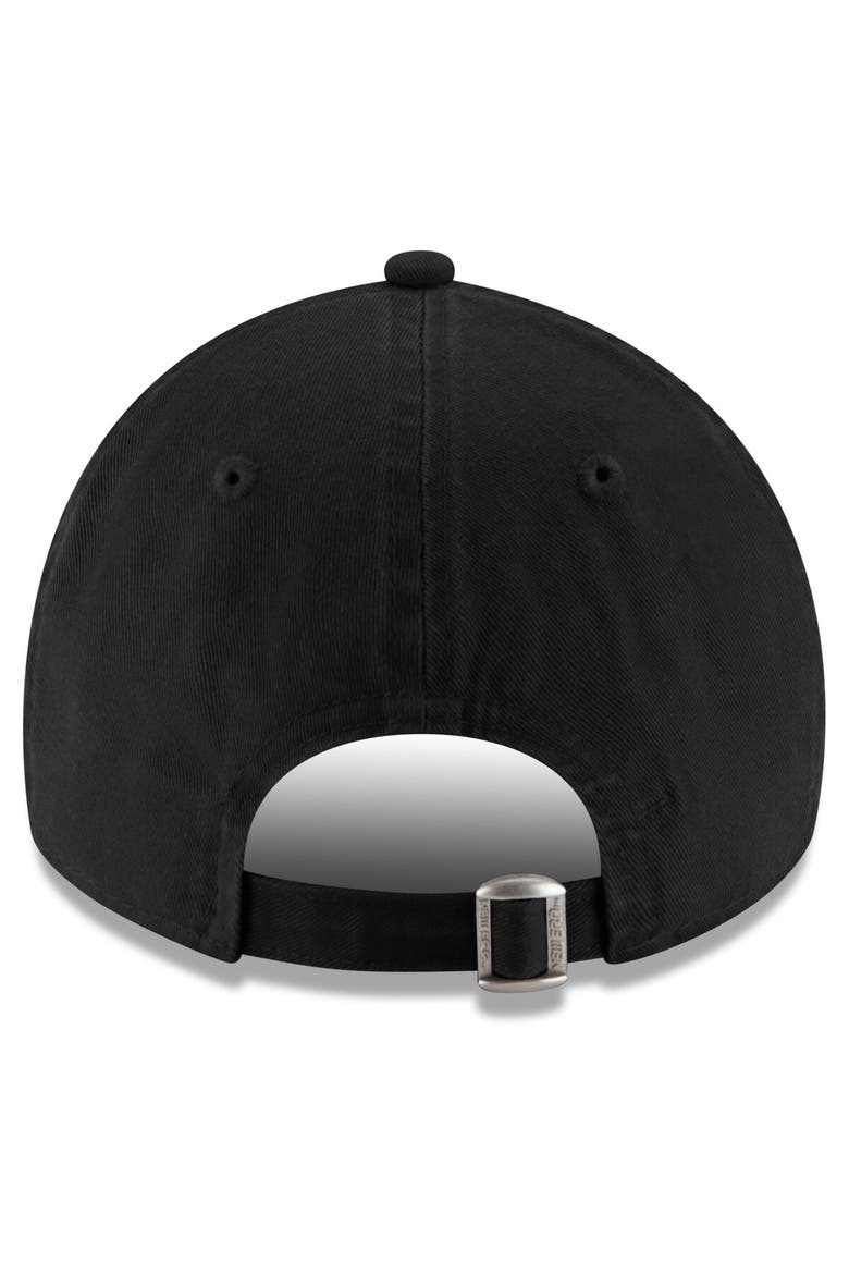 Men's New Era  Black San Antonio Spurs Slogan 9TWENTY Adjustable Hat, Alternate, color, Black
