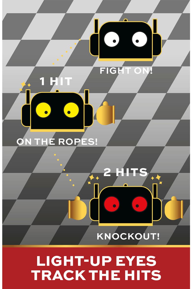 Knockout Robots Toy, Alternate, color, RED