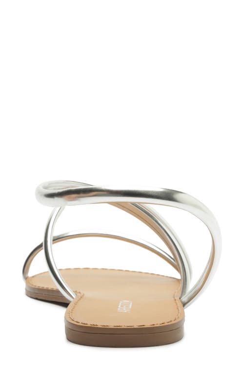 Arezzo Mikayla Sandal In Silver