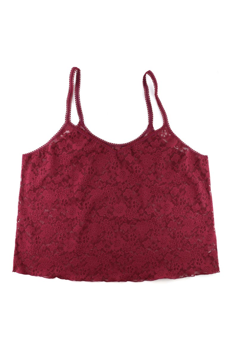 Daily Lace™ Lace Camisole, Main, color, LIPSTICK RED