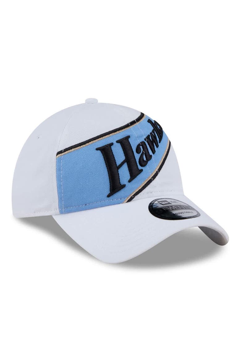 Men's New Era  White Atlanta Hawks 2024/25 City Edition 9TWENTY Adjustable Hat, Alternate, color, White