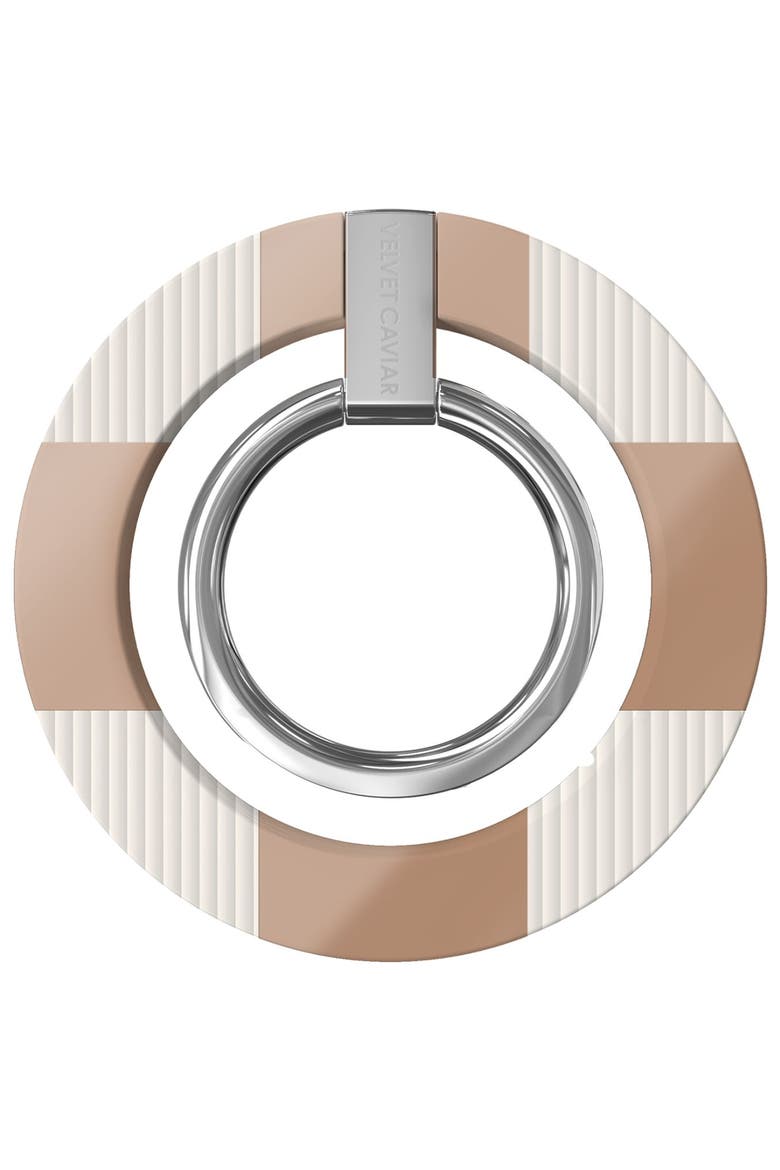 Fashion Set with Phone Charm, Grip Ring, and Travel Bag, Alternate, color, Beige