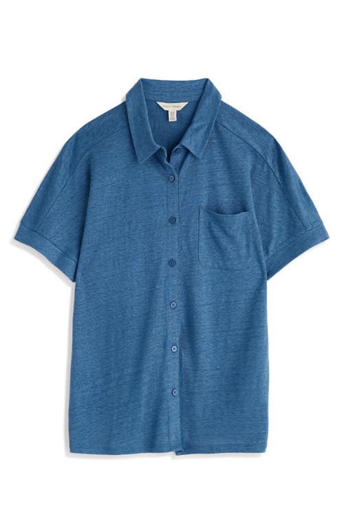 Seasalt Cornwall Parsley Fern Linen Button-up Shirt