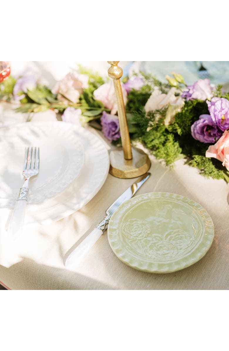 VIETRI Pietri Fiori Canape Plate, Alternate, color, Green