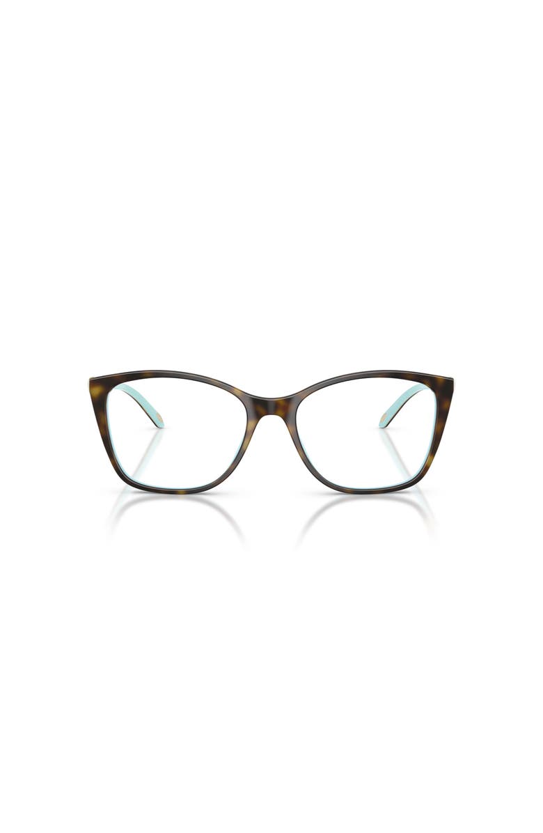Tiffany & Co. 54mm Square optical glasses, Alternate, color, Brown
