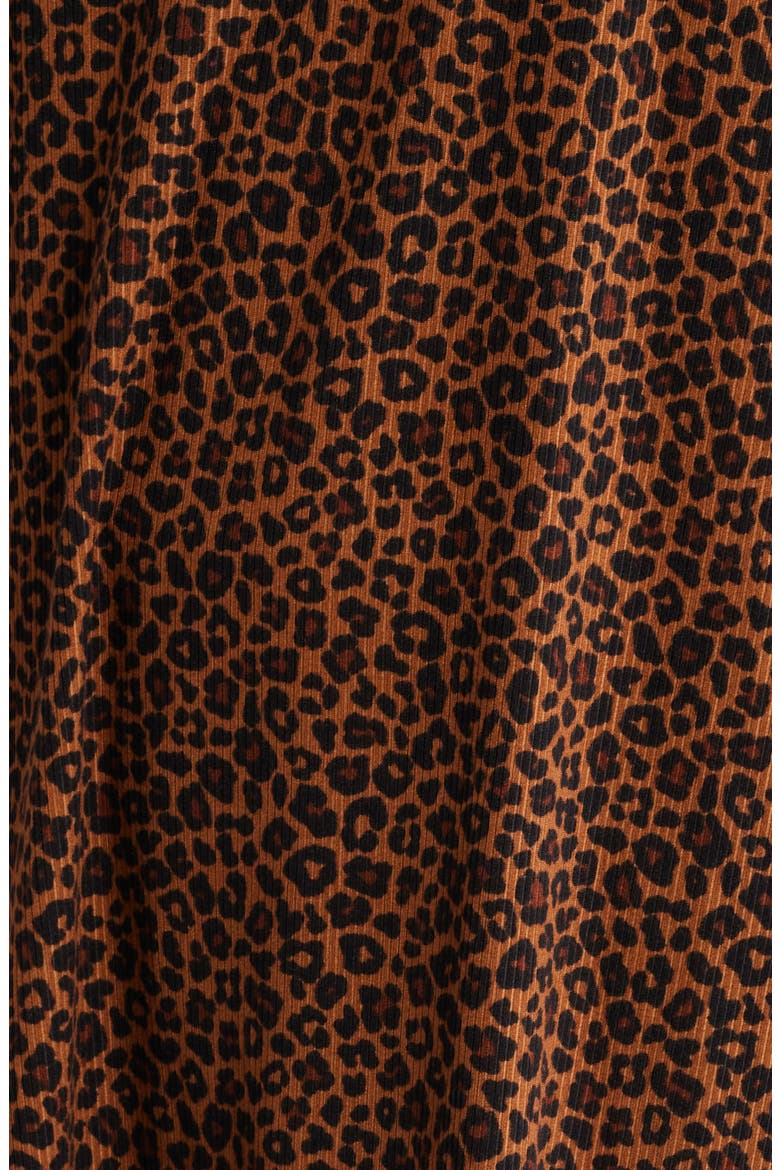 Leveled Up Leopard Top & Pants Set, Alternate, color, BROWN